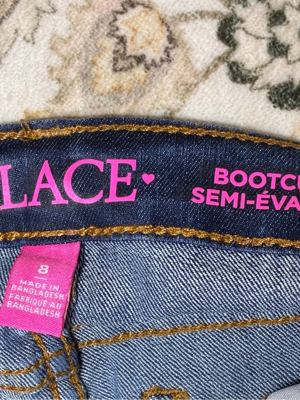 Old Navy and The Children's Place Girls Blue Skinny & Dark Bootcut Jeans